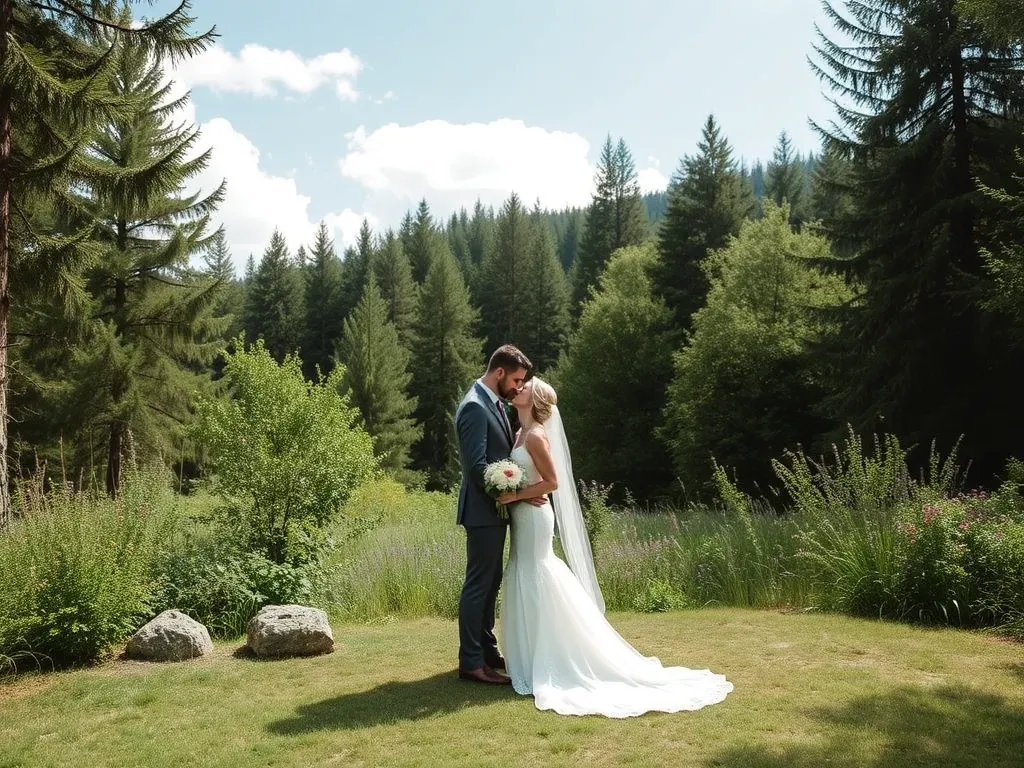 wesele w otoczeniu natury